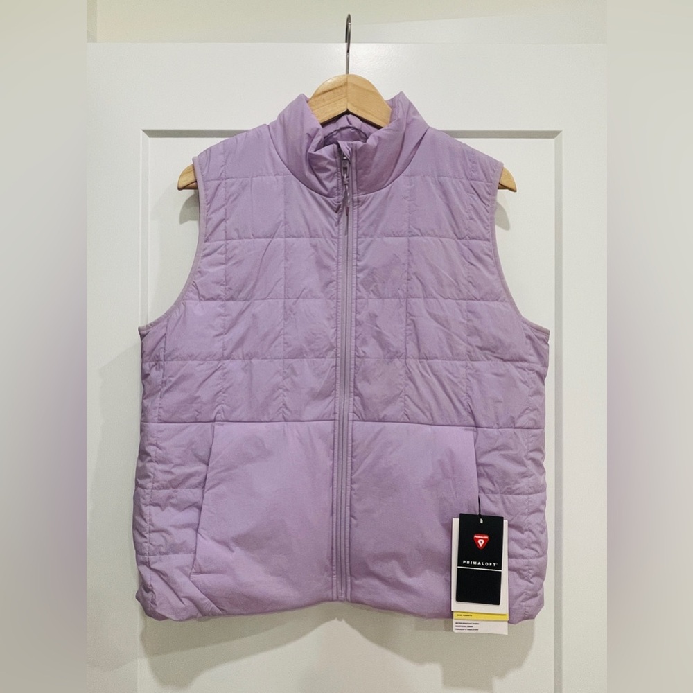 NWT Lululemon Route Ready Lightweight Lilac Puffer Vest, Size Large